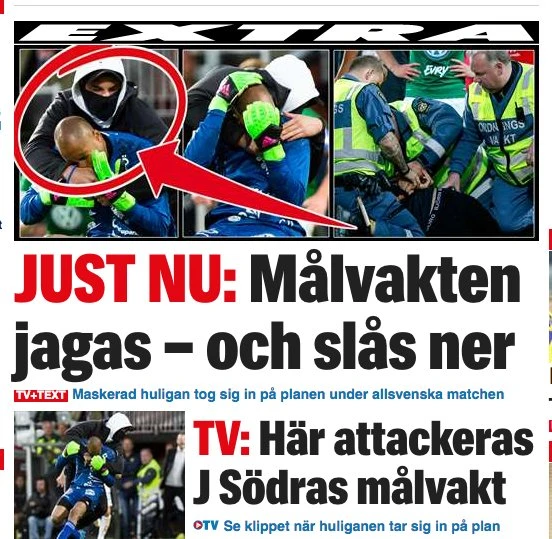 Phút kinh hoàng của thủ môn bị CĐV lao xuống sân tấn công ảnh 3